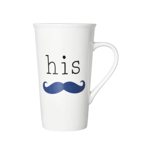 Sentiment Mugs His Mustache Latte Mug -Kitchen Supplies Store sentiment mugs his mustache latte mug 5238758 1