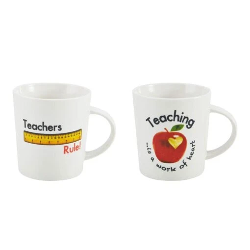 Sentiment Mugs Teacher Theme Mugs Set Of 2 -Kitchen Supplies Store sentiment mugs teacher theme mugs set of 2 5245461 1