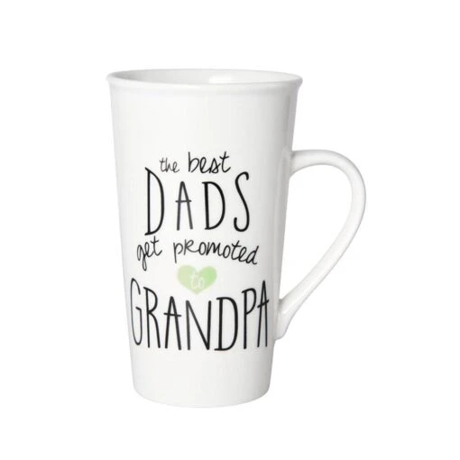 Sentiment Mugs The Best Dads Get Promoted To Grandpa Latte Mug -Kitchen Supplies Store sentiment mugs the best dads get promoted to grandpa latte mug 5238688 1