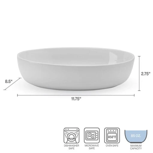 Burrito Large Oval Serve Bowl -Kitchen Supplies Store serve size white burrito bowl 5290216 5