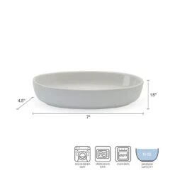 Burrito Set Of 4 Small Oval Bowls -Kitchen Supplies Store set of 4 fruit size white burrito bowls 5290218 6