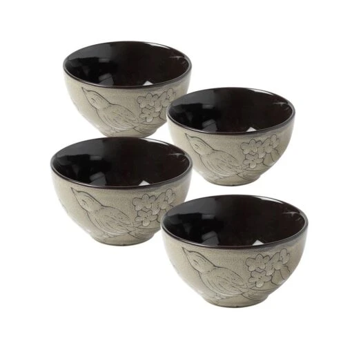 Song Bird Set Of 4 Fruit Bowls -Kitchen Supplies Store song bird set of 4 fruit bowls K45106339 1