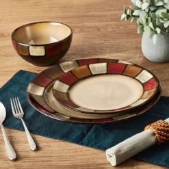 Taos 24 Piece Dinnerware Set, Service For 8 -Kitchen Supplies Store taos 24 piece dinnerware set service for 8 5291981 3