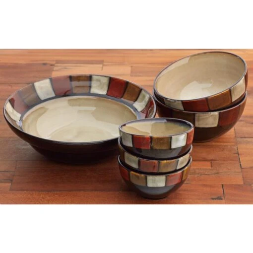 Taos Set Of 4 Soup Cereal Bowls -Kitchen Supplies Store taos set of 4 individual round bowls K45070399 2