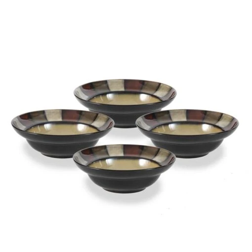 Taos Set Of 4 Rim Soup Cereal Bowls -Kitchen Supplies Store taos set of 4 soup cereal bowls K45070478 1