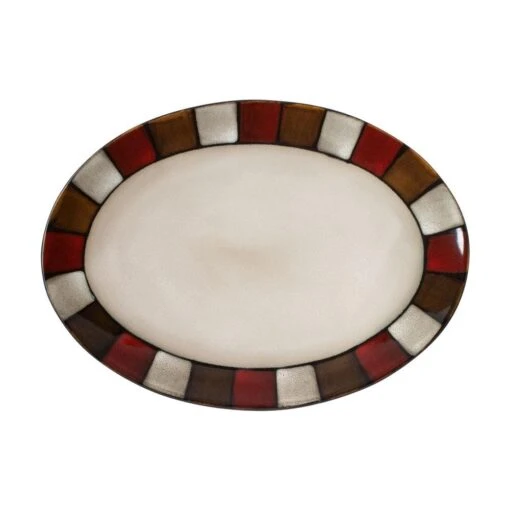 Taos Small Oval Platter -Kitchen Supplies Store taos small oval platter 5252626 1