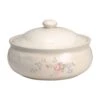 Tea Rose Covered Serve Dish -Kitchen Supplies Store tea rose covered serve dish 5169781 1