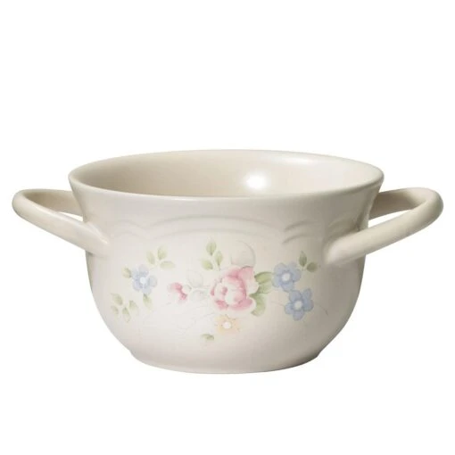 Tea Rose Double Handled Soup Bowl -Kitchen Supplies Store tea rose double handled soup bowl 5235904 1