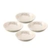 Tea Rose Individual Pasta Bowls, Set Of 4 -Kitchen Supplies Store tea rose individual pasta bowls set of 4 K42585890 1