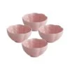 Tea Rose Set Of 4 Pink Fruit Bowls -Kitchen Supplies Store tea rose set of 4 pink fruit bowls K45199767 1