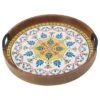 Tile Design Lazy Susan Serve Tray -Kitchen Supplies Store tile design lazy susan serve tray 5266465 1