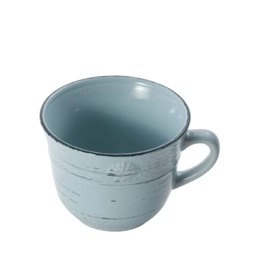 Trellis Coastal Teal Set Of 4 Mugs -Kitchen Supplies Store trellis coastal teal set of 4 mugs K45268902 2