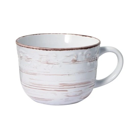 Trellis White Jumbo Soup Mug -Kitchen Supplies Store trellis white jumbo soup mug 5244743 1