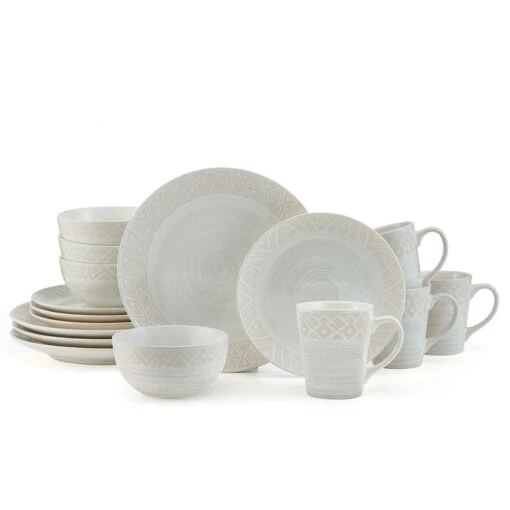 Vera 16 Piece Dinnerware Set, Service For 4 -Kitchen Supplies Store vera 16 piece dinnerware set service for 4 5286184 1