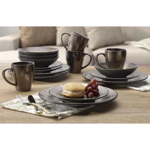 Verona 16 Piece Dinnerware Set, Service For 4 -Kitchen Supplies Store verona 16 piece dinnerware set service for 4 5131442 3