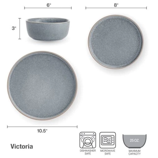 Victoria 12 Piece Dinnerware Set, Service For 4 -Kitchen Supplies Store victoria 12 piece dinnerware set service for 4 5305449 5