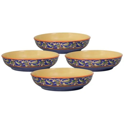 Villa Della Luna® Set Of 4 Individual Pasta Bowls -Kitchen Supplies Store villa della luna set of 4 individual pasta bowls K45191550 1