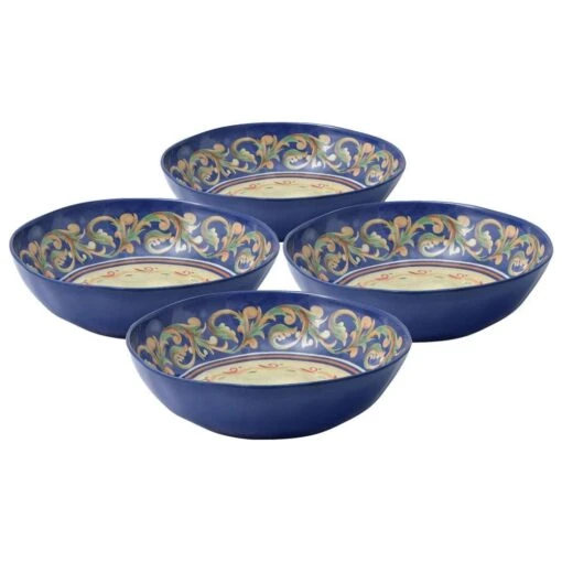 Villa Della Luna® Set Of 4 Outdoor Melamine Cereal Bowls -Kitchen Supplies Store villa della luna set of 4 melamine cereal bowls K45211702 1