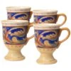 Villa Della Luna® Set Of 4 Pedestal Mugs -Kitchen Supplies Store villa della luna set of 4 pedestal mugs K454029000 1