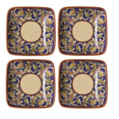 Kitchen Supplies Store -Kitchen Supplies Store villa della luna set of 4 wine tapas plates K45083692 1