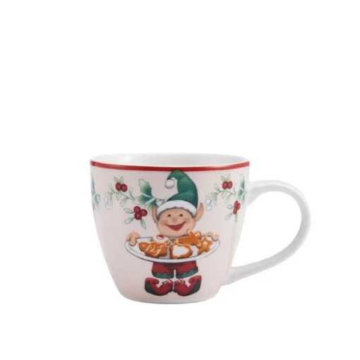 Winterberry® 4 Piece Elf Cookie Plate And Mug Gift Set -Kitchen Supplies Store winterberry 4 piece elf plate and mug set 5285702 5