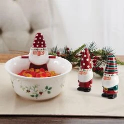 Winterberry® Gnome Bowl And Salt And Pepper Set -Kitchen Supplies Store winterberry gnome bowl and salt and pepper set 5286501 3