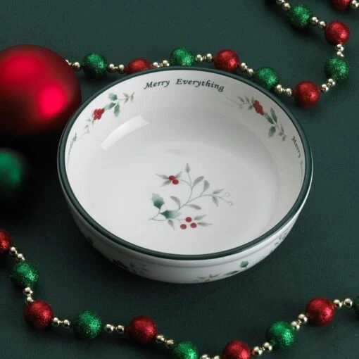 Winterberry® Merry Everything Candy Bowl -Kitchen Supplies Store winterberry merry everything candy bowl 5068734 2