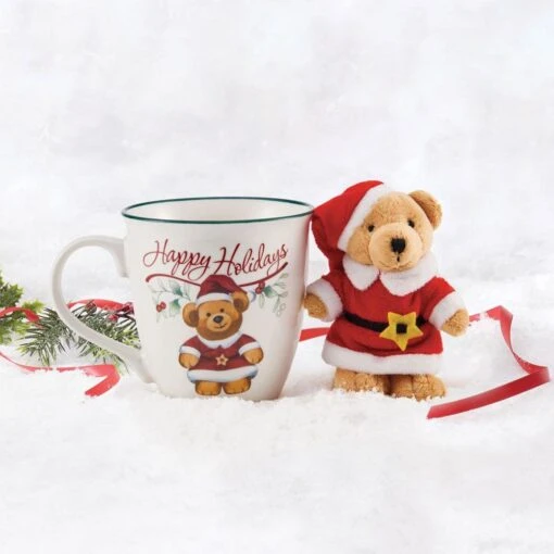 Winterberry® Mug With Teddy Bear -Kitchen Supplies Store winterberry mug with teddy bear 5286062 2