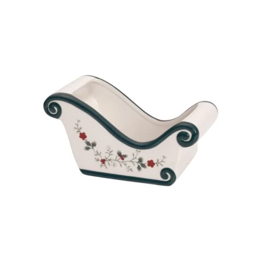 Winterberry® Sled Candy Dish -Kitchen Supplies Store winterberry sled candy dish 5235037 1